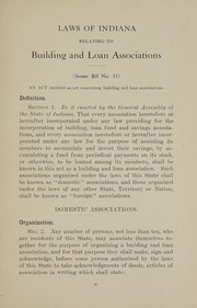 Front cover of Laws of Indiana by Unknown