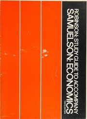 Cover of Study guide to accompany Samuelson : Economics by Romney Robinson
