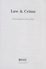 Cover of Law and Crime by Gerry Johnstone