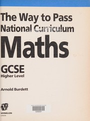 Front cover of The way to pass National Curriculum maths by Arnold Burdett