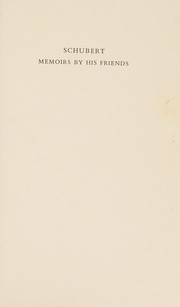 Cover of Schubert by Otto Erich Deutsch