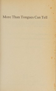 Front cover of More Than Tongues Can Tell by Donald Bridge; David Phypers