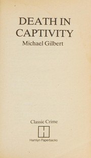 Cover of Death in Captivity by Michael Francis Gilbert