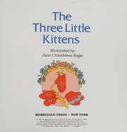 Cover of The three little kittens by Jane Chambless