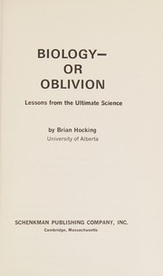 Cover of Ultimate science by Brian Hocking