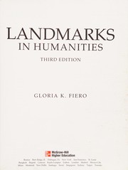 Cover of Landmarks in humanities by Gloria K. Fiero