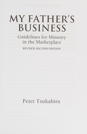 Front cover of My Father's business by Peter Tsukahira