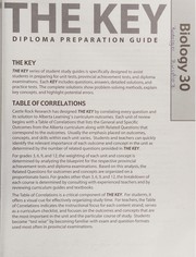 Front cover of Biology 30 by Castle Rock Research Corp