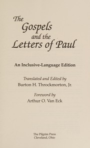 Front cover of The Gospels and the Letters of Paul by Burton H. Throckmorton