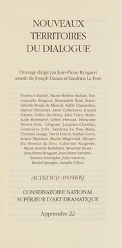 Cover of Nouveaux territoires du dialogue by Jean-Pierre Ryngaert