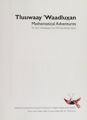 Front cover of Tluuwaay 'waadlu_xan mathematical adventures by Cynthia C. Nicol