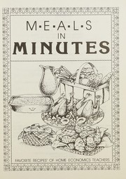 Cover of Meals in minutes by Great American Opportunities, Inc. (Nashville, Tenn.)