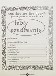 Cover of Waiting for the dough by Phyllis Goldin