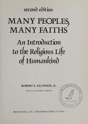 Front cover of Many peoples, many faiths by Robert S. Ellwood