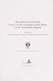 Cover of Beyond good and evil? by Dennis Haskell