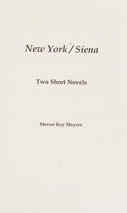 Front cover of New York / Sien by Steven Key Meyers