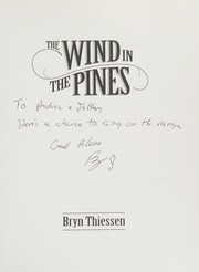 Front cover of The Wind in the Pines by Bryn Thiessen