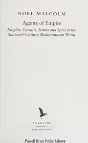 Front cover of Agents of empire by Noel Malcolm