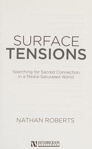 Cover of Surface Tensions by Nathan Roberts