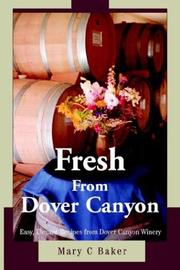 Cover of Fresh from Dover Canyon by Mary C. Baker