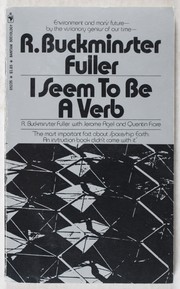 Front cover of I seem to be a verb by R. Buckminster Fuller