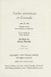 Front cover of Noches misteriosas en Granada by Kristy Placido