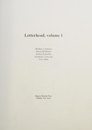 Cover of Letterhead by Bradley Lastname