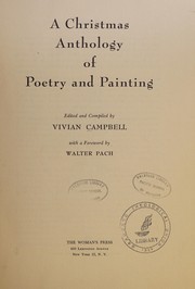 Front cover of A Christmas anthology of poetry and painting by Campbell, Vivian