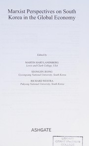 Front cover of Marxist perspectives on South Korea in the global economy by Martin Hart-Landsberg