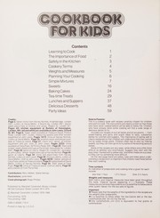 Front cover of Cookbook for Kids by Book Sales Editors