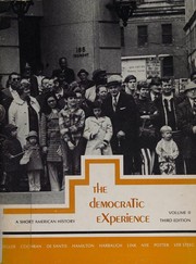 Cover of The Democratic Experience by Carl N. Degler