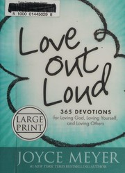 Cover of Love out loud by Joyce Meyer