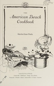 Front cover of The American Beach cookbook by Marsha Dean Phelts