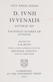 Front cover of D. Ivnii Ivvenalis satvrae XIV by Juvenal