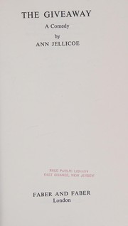 Cover of The giveaway by Ann Jellicoe