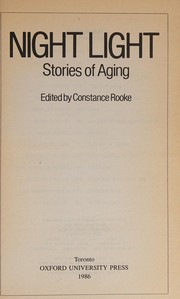 Cover of Night light by Constance Rooke