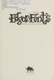 Front cover of Patrick Doyle presents Edgar Font's hunt for a house to haunt by Patrick Doyle