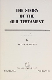 Front cover of The story of the Old Testament by Cooper, William H.