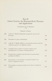Front cover of Collected papers (of) Oscar Zariski by Oscar Zariski