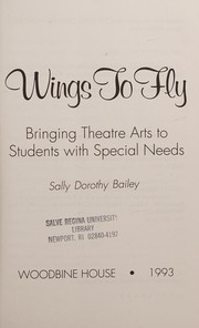 Cover of Wings to fly by Sally D. Bailey