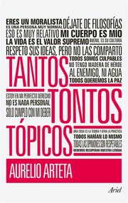Front cover of Tantos tontos tópicos by Aurelio Arteta