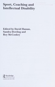 Front cover of Sport, Coaching and Intellectual Disability by Sandra Dowling