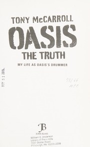 Cover of Oasis by Tony McCarroll