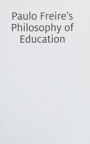 Front cover of Paulo Freire's philosophy of education by Jones Irwin