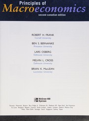 Front cover of Principles of macroeconomics by Robert H. Frank