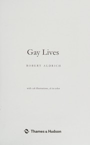Cover of Gay lives by Robert Aldrich