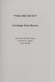 Front cover of Direction for Our Times, Vol. 7 by Anne.