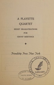 Cover of A playette quartet by Unknown