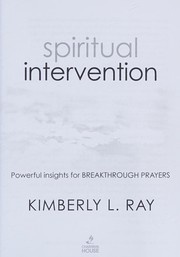 Cover of Spiritual intervention by Kimberly L. Ray