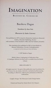 Cover of Imagination by Batsheva Dagan